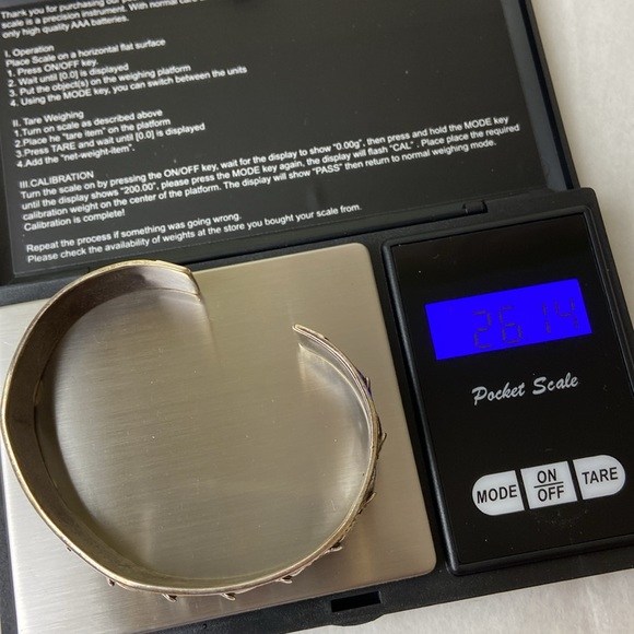 Vintage Sterling 925 elephant pave cuff bracelet Bali 80s good luck trunks up - Picture 9 of 10